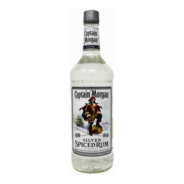 captain morgan silver rum bottle picture