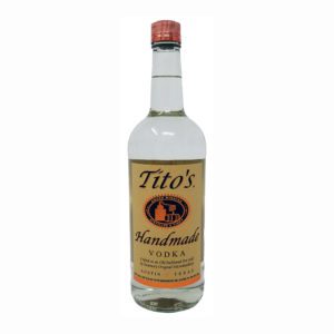 picture of bottle of tito's vodka