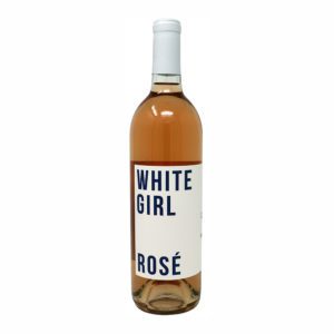picture of bottle of white girl rose wine