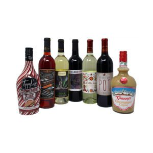 picture of a variety of wine and creams